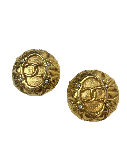 Boucles d'oreille clips CHANEL Vintage