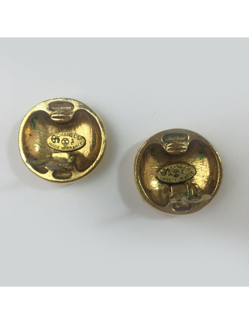 Boucles d'oreille clips CHANEL Vintage
