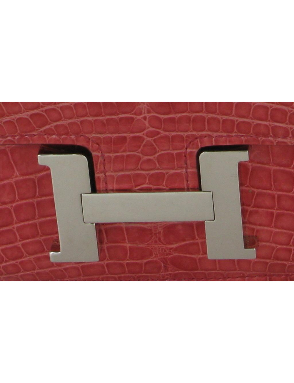 Constance HERMES alligator bougainvilliers