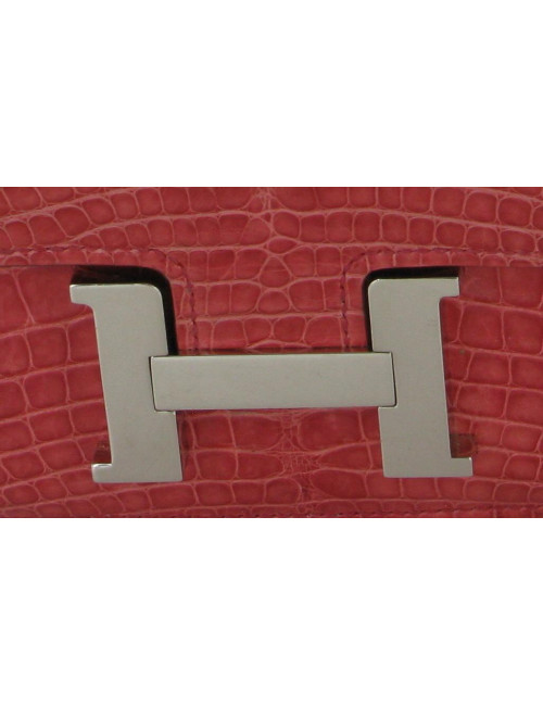 Constance HERMES alligator bougainvilliers