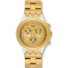 Unisex Swatch Full-Blooded Gold Chronograph 