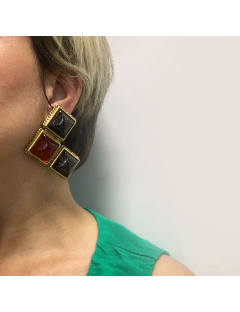 Boucles d'oreilles clips ISABEL CANOVAS 