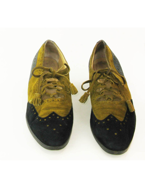 chaussures HERMES T38 DAIM