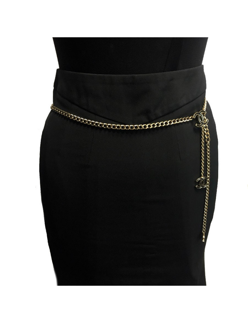Ceinture CHANEL chaine dorée CC