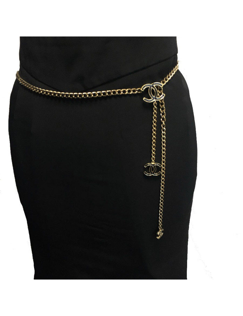 Ceinture CHANEL chaine dorée CC