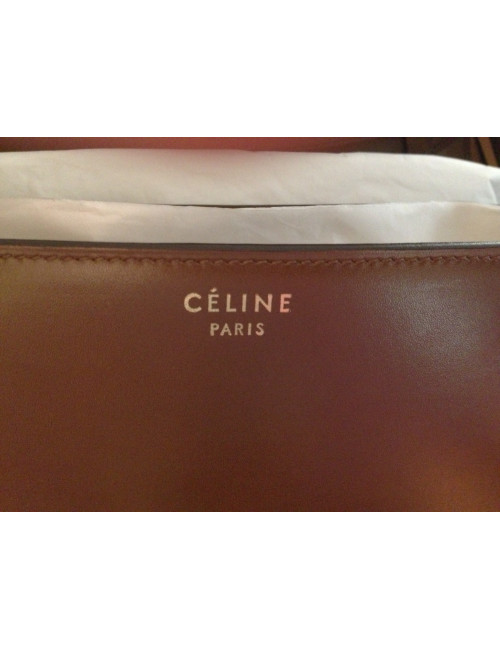 Bag CÉLINE "Classic Box" in box gold