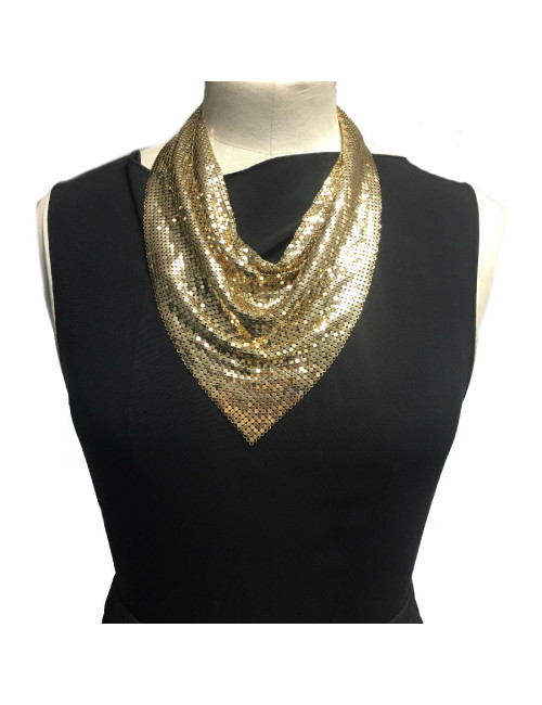 Plastron en cote de maille doré autres marques