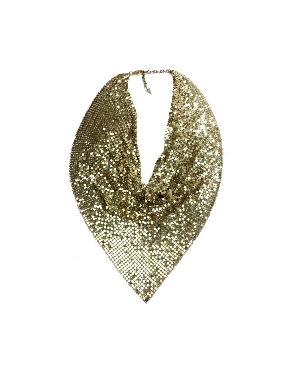 Plastron en cote de maille doré autres marques