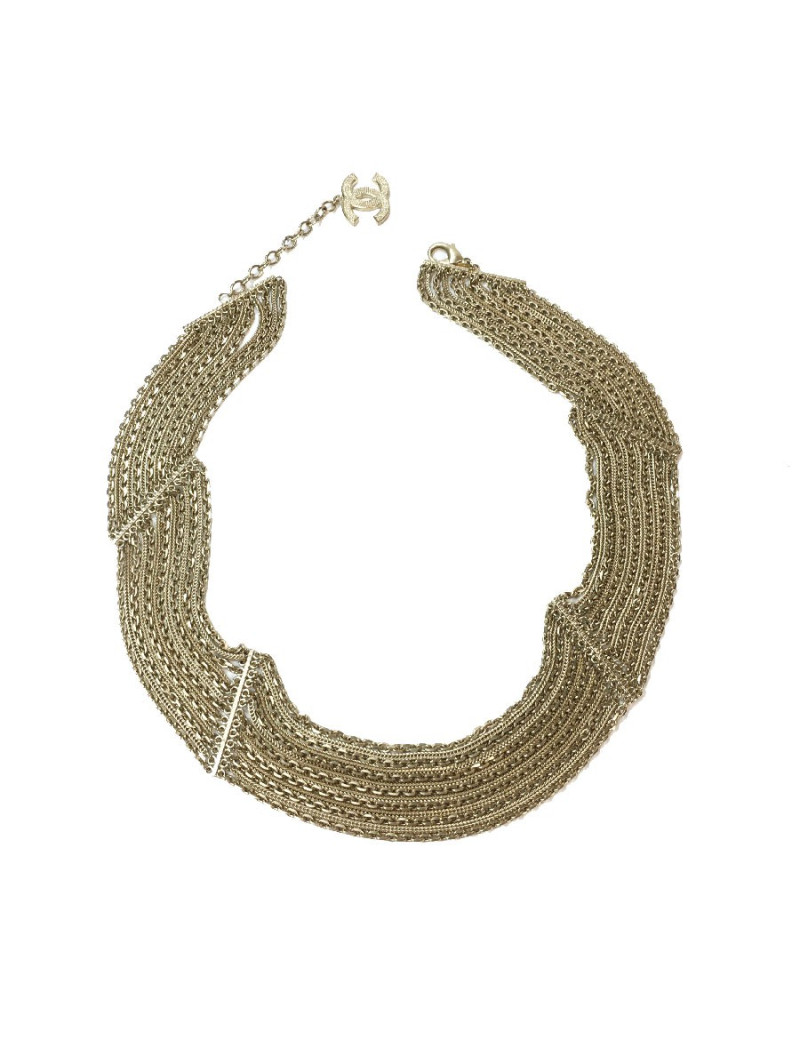 Ceinture CHANEL multichaînes dorées Vintage