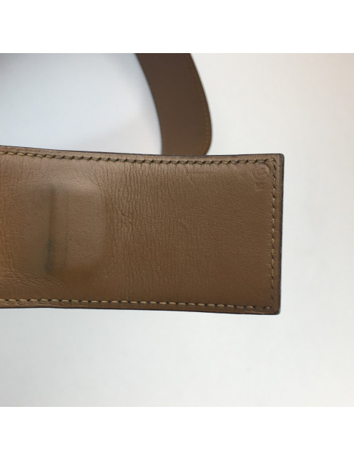 Manchette HERMES CDC collier de chien cuir box noir 