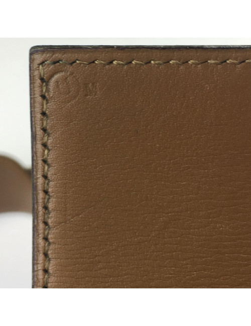 Manchette HERMES CDC collier de chien cuir box noir 