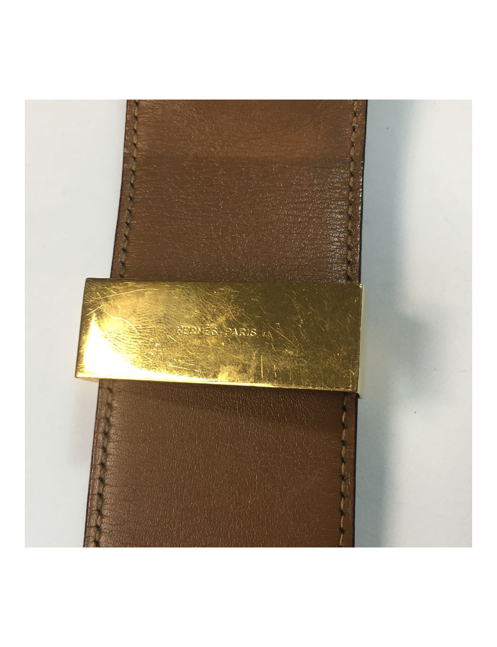 Manchette HERMES CDC collier de chien cuir box noir 