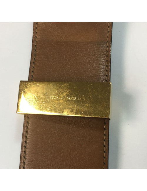 Manchette HERMES CDC collier de chien cuir box noir 