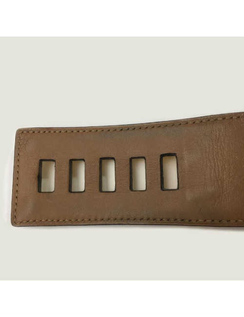 Manchette HERMES CDC collier de chien cuir box noir 