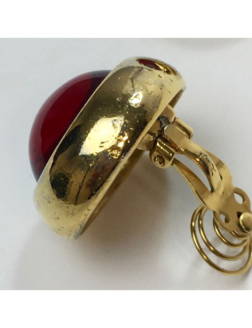 Boucles d'oreilles clips YVES SAINT LAURENT