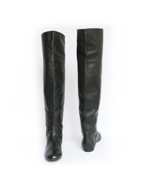 GIUSEPPE ZANOTTI boots T 38.5 black leather