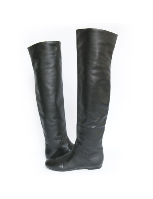 GIUSEPPE ZANOTTI boots T 38.5 black leather