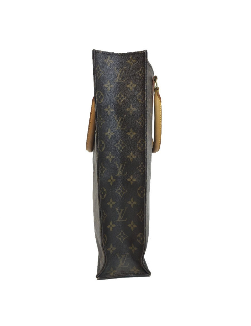 Sac "Plat" LOUIS VUITTON en toile monogram marron