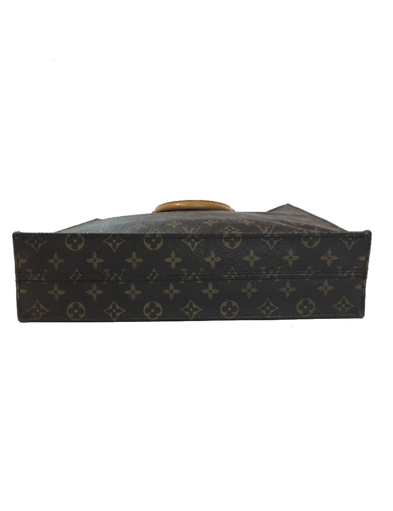 Sac "Plat" LOUIS VUITTON en toile monogram marron