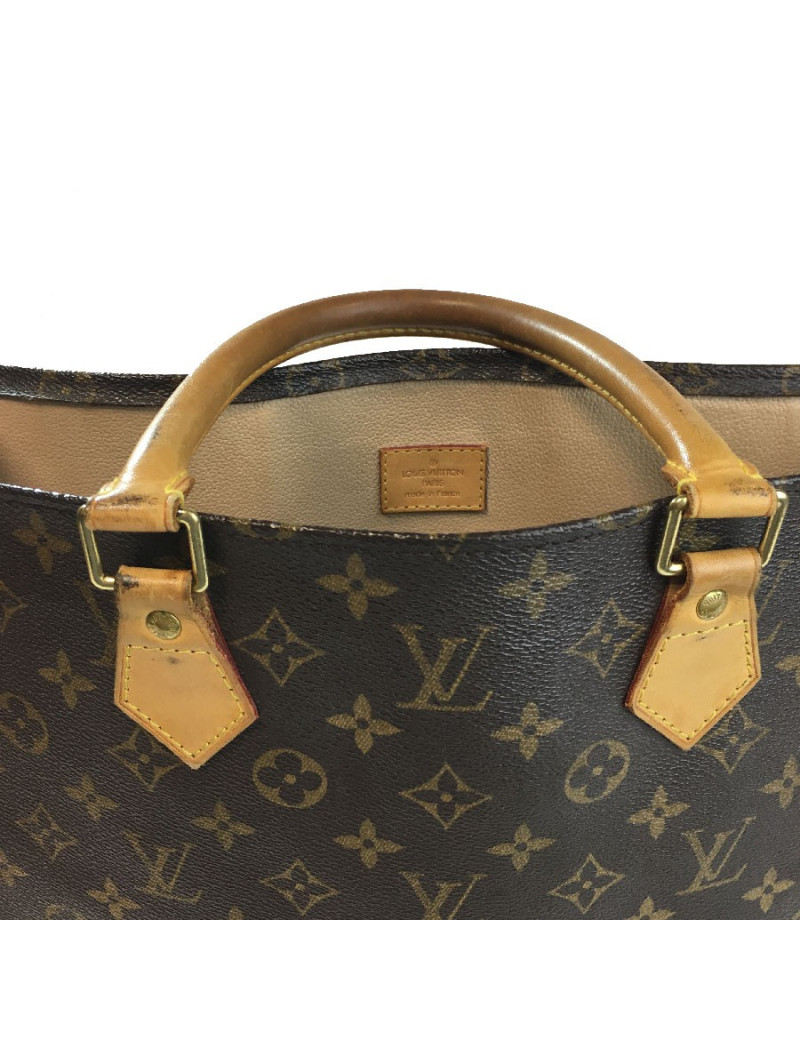 Sac "Plat" LOUIS VUITTON en toile monogram marron