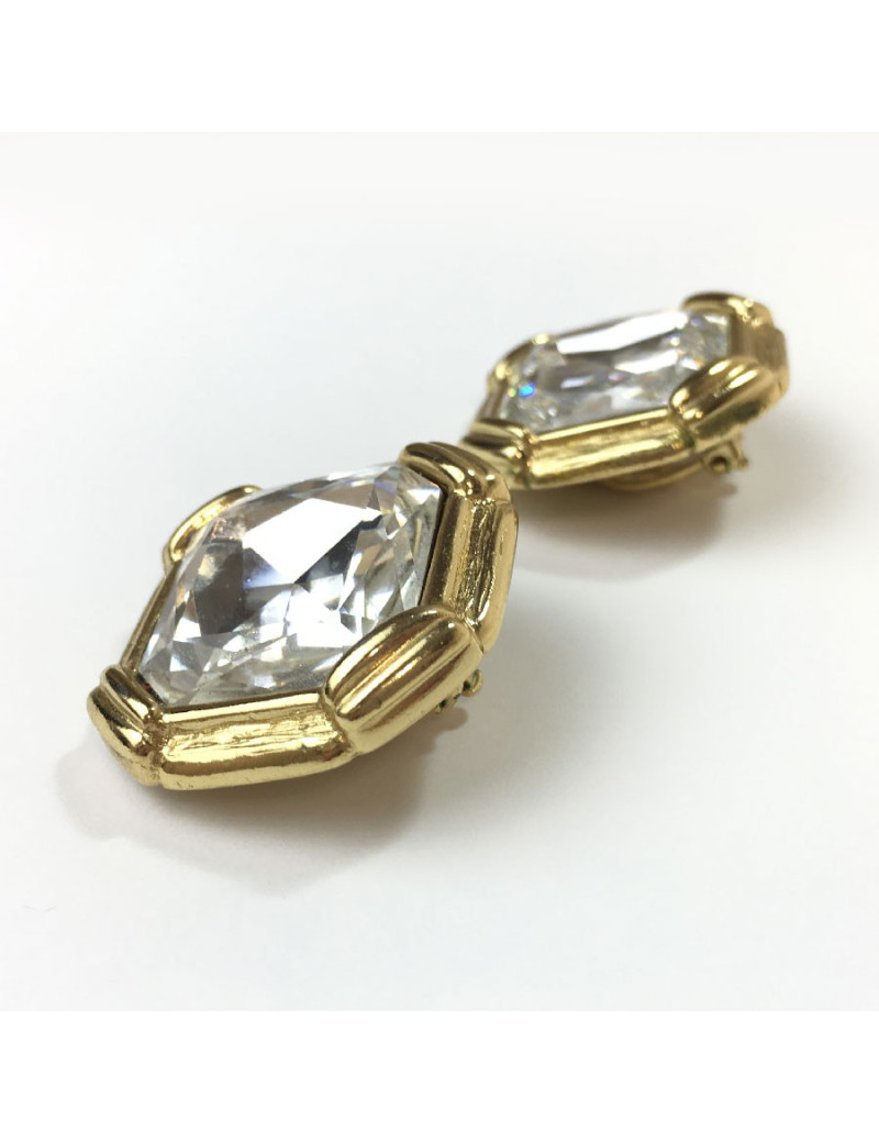 boucles d'oreille clips YSL SAINT LAURENT