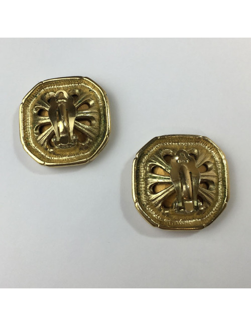boucles d'oreille clips YSL SAINT LAURENT