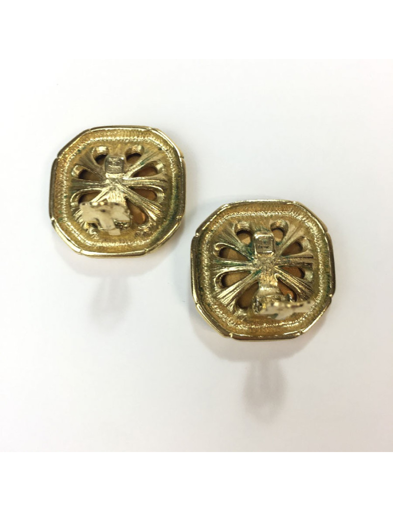 boucles d'oreille clips YSL SAINT LAURENT