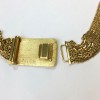 CHANEL vintage multi chains belt in gilt metal
