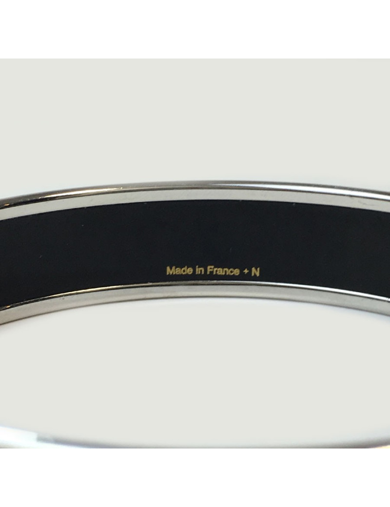Bracelet HERMES émail blanc