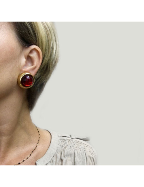 Boucles d'oreilles clips YVES SAINT LAURENT