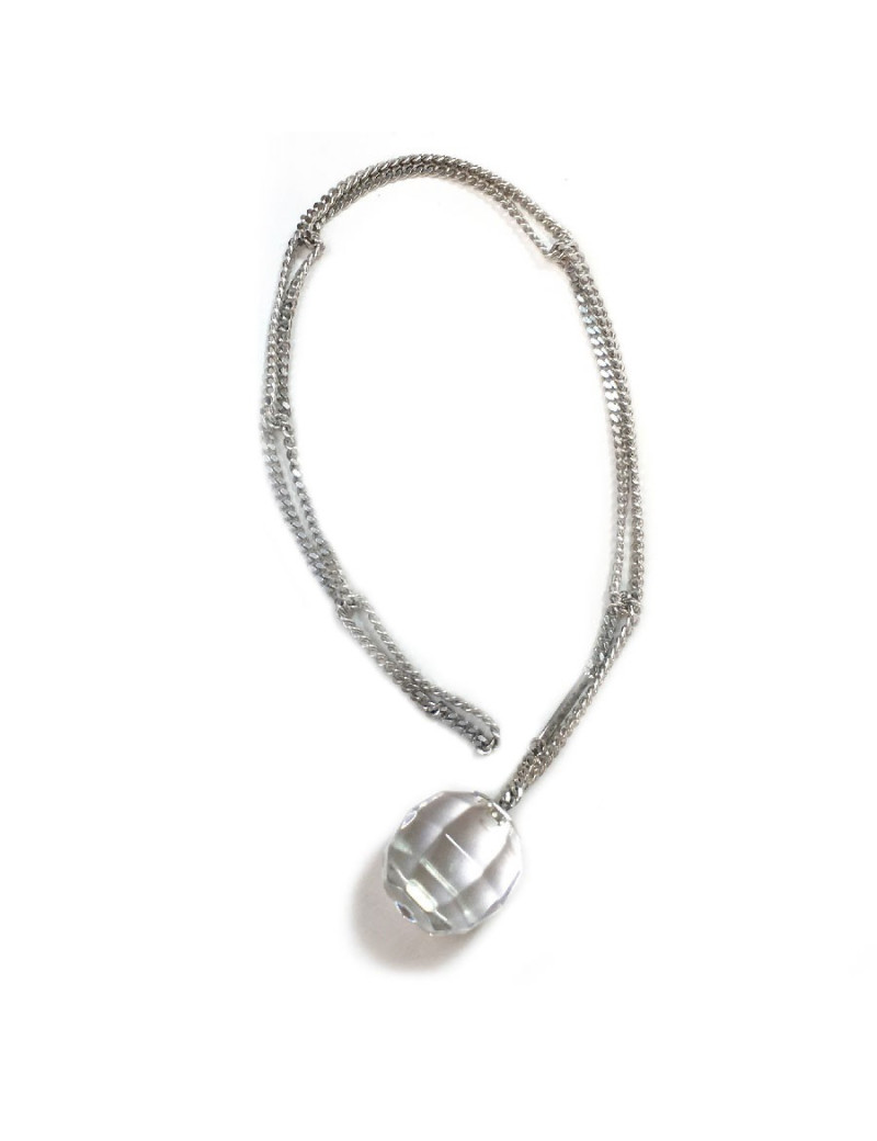 BACCARAT silver and crystal bracelet