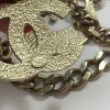 CHANEL chain belt in pale gold metal, moon, star and CC charms