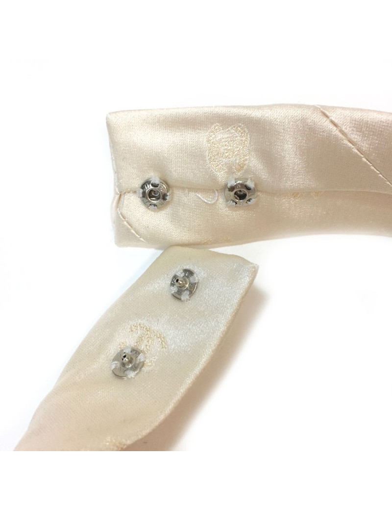 Cravate CHANEL couture plumes d'oie