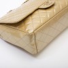 CHANEL maxi jumbo bag in gold quilted leather