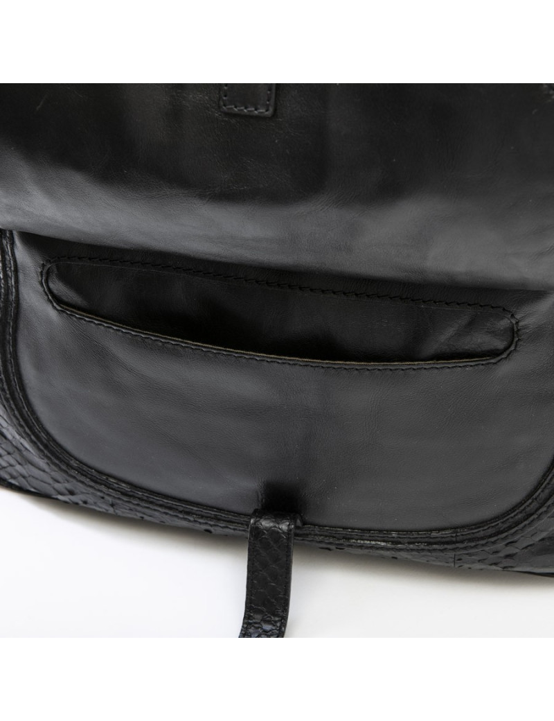 Sac "Marcie" CHLOE en python noir