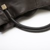 CHANEL bag in dark brown leather