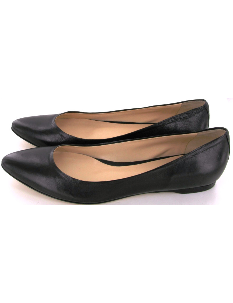 Ballerines CERRUTI 1881 en cuir lisse noir T39