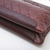 CHANEL bag in burgundy quilted aged leather