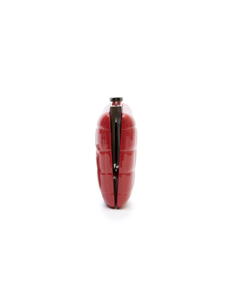 Clutch CHANEL cuir verni rouge