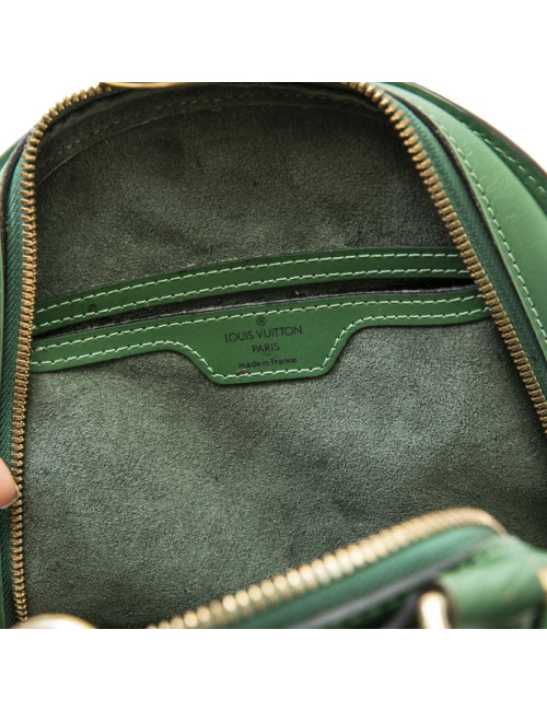 LOUIS VUITTON backpack in green epi leather