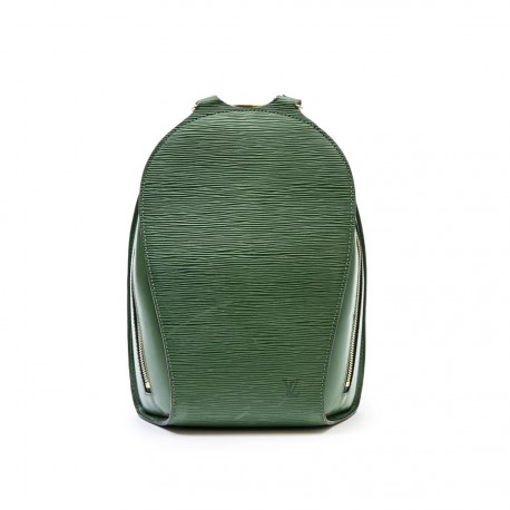 LOUIS VUITTON backpack in green epi leather - VALOIS VINTAGE PARIS