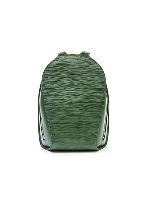 LOUIS VUITTON backpack in green epi leather