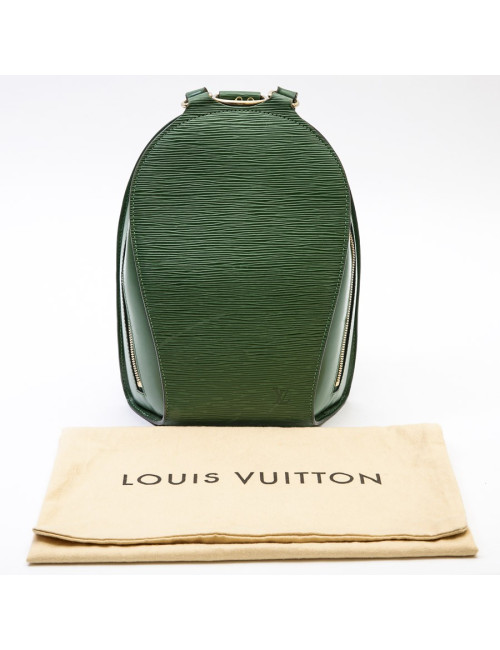 LOUIS VUITTON backpack in green epi leather
