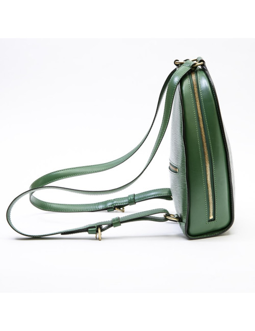 LOUIS VUITTON backpack in green epi leather