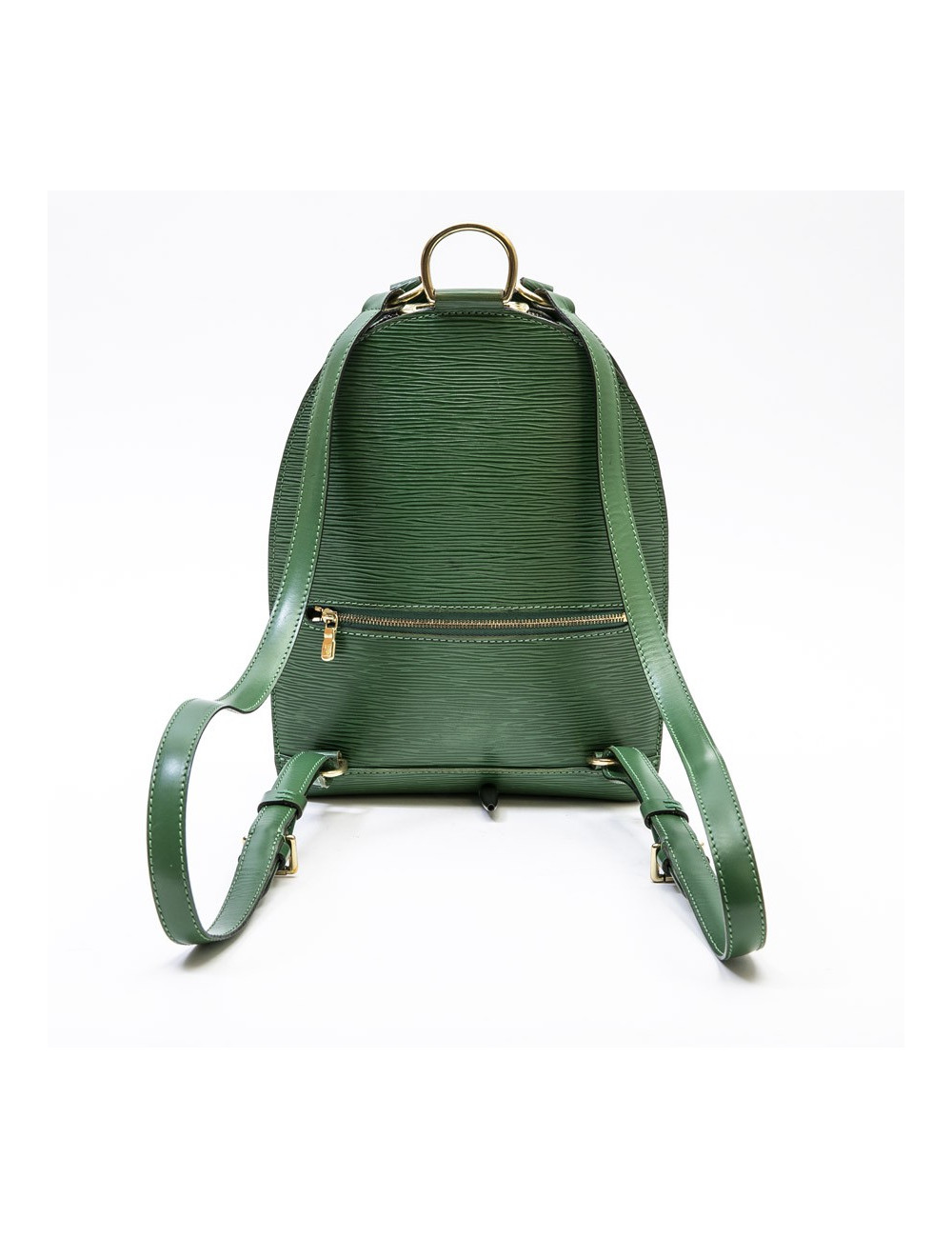 LOUIS VUITTON backpack in green epi leather