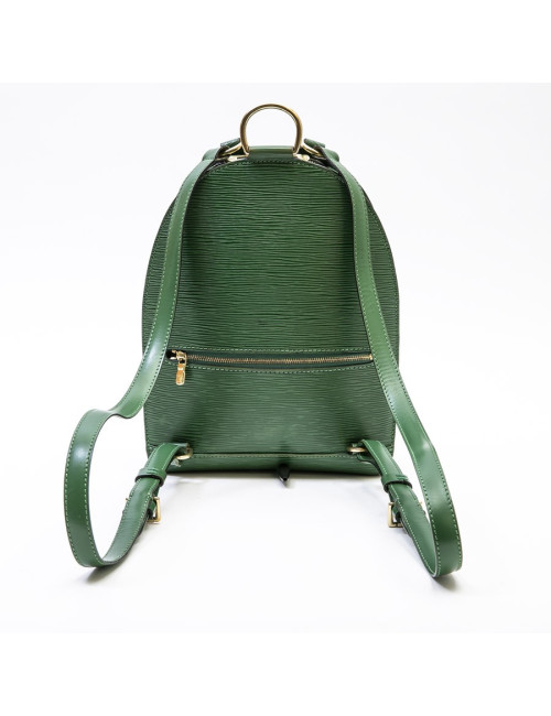 LOUIS VUITTON backpack in green epi leather