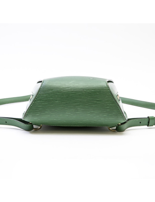 LOUIS VUITTON backpack in green epi leather
