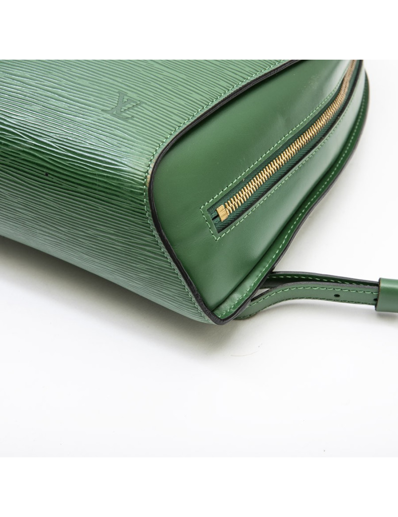 LOUIS VUITTON backpack in green epi leather