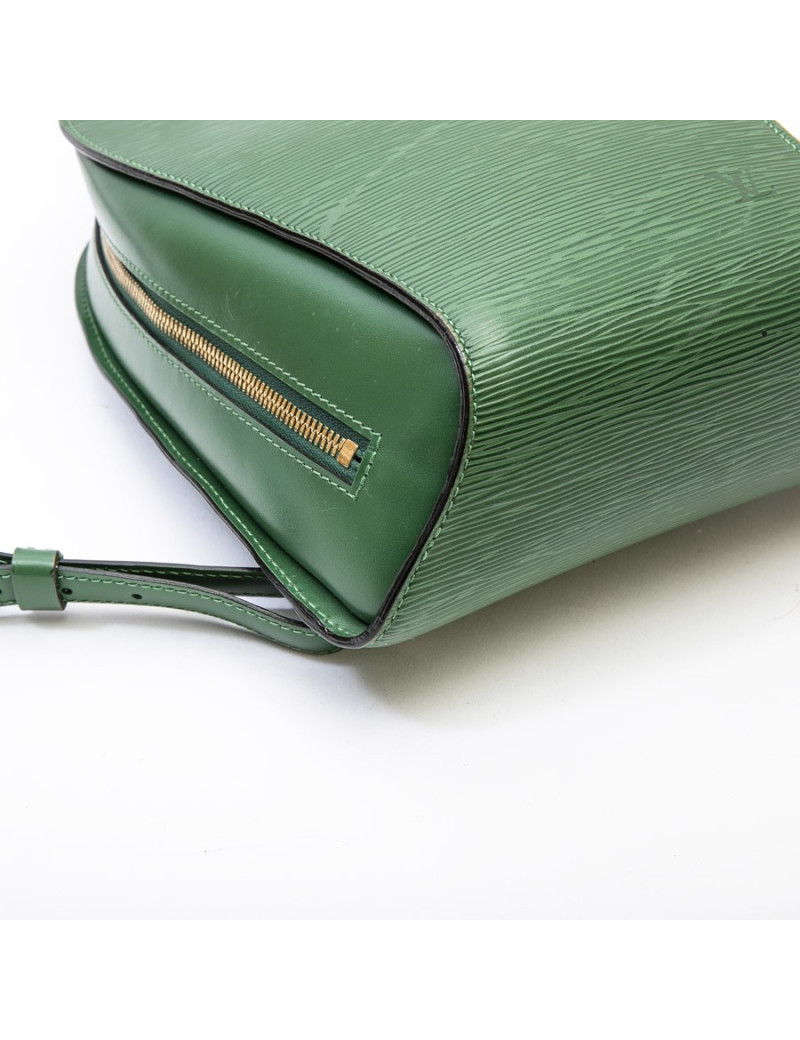 LOUIS VUITTON backpack in green epi leather