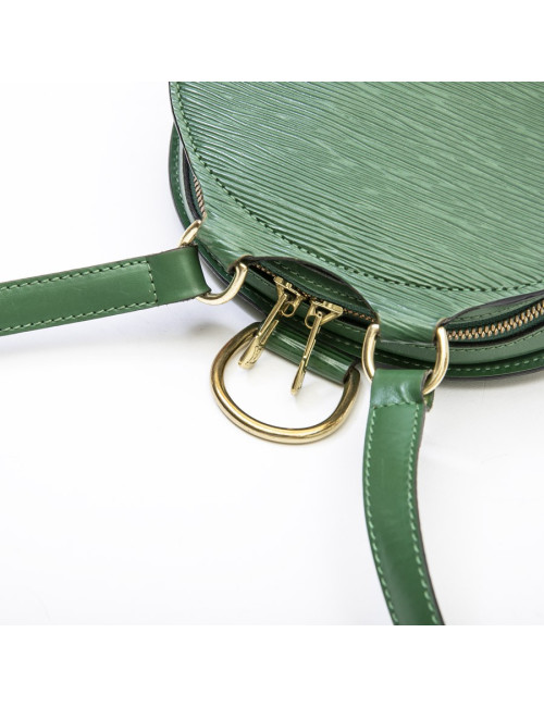 LOUIS VUITTON backpack in green epi leather